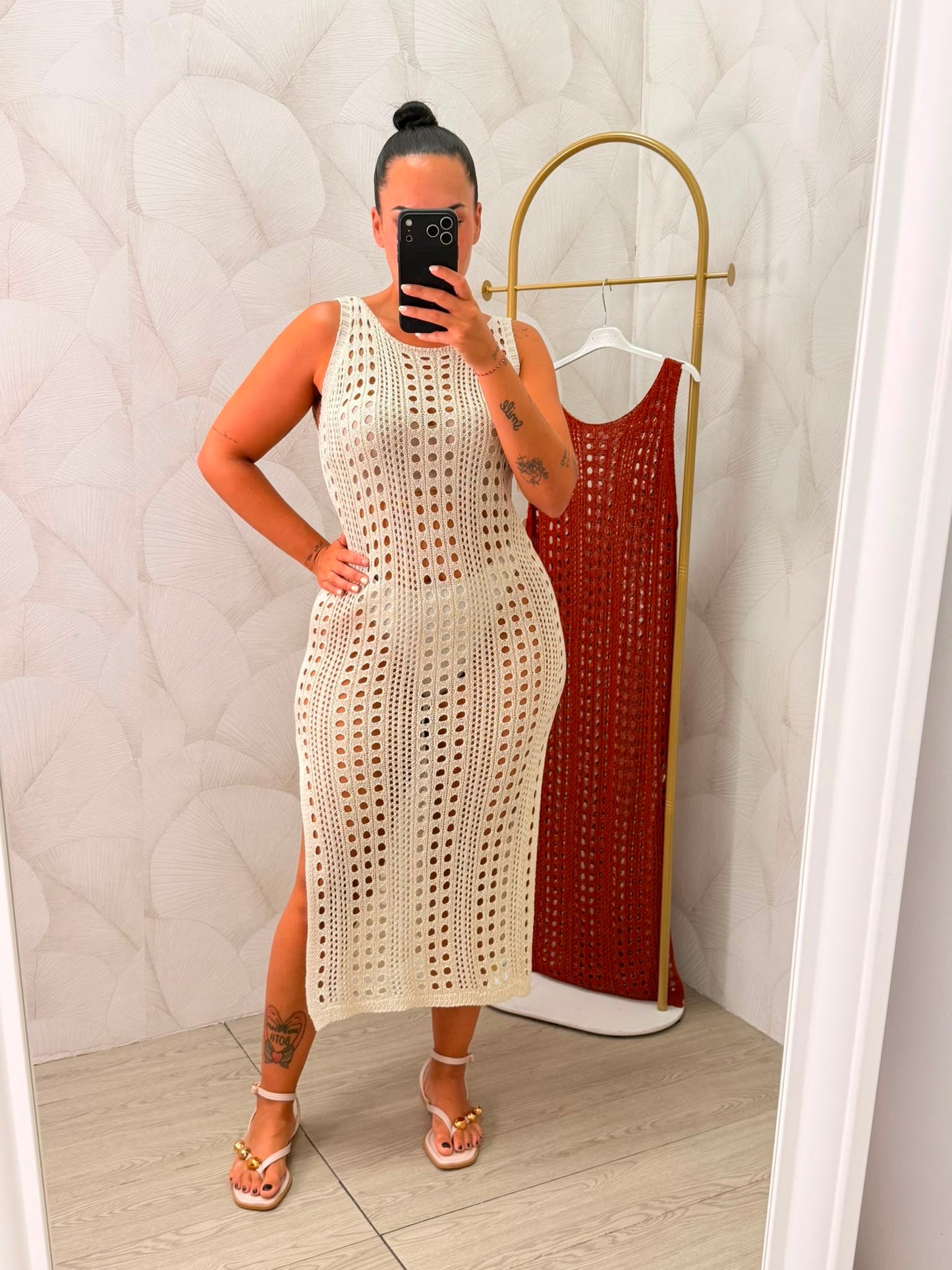 VESTIDO CALADO