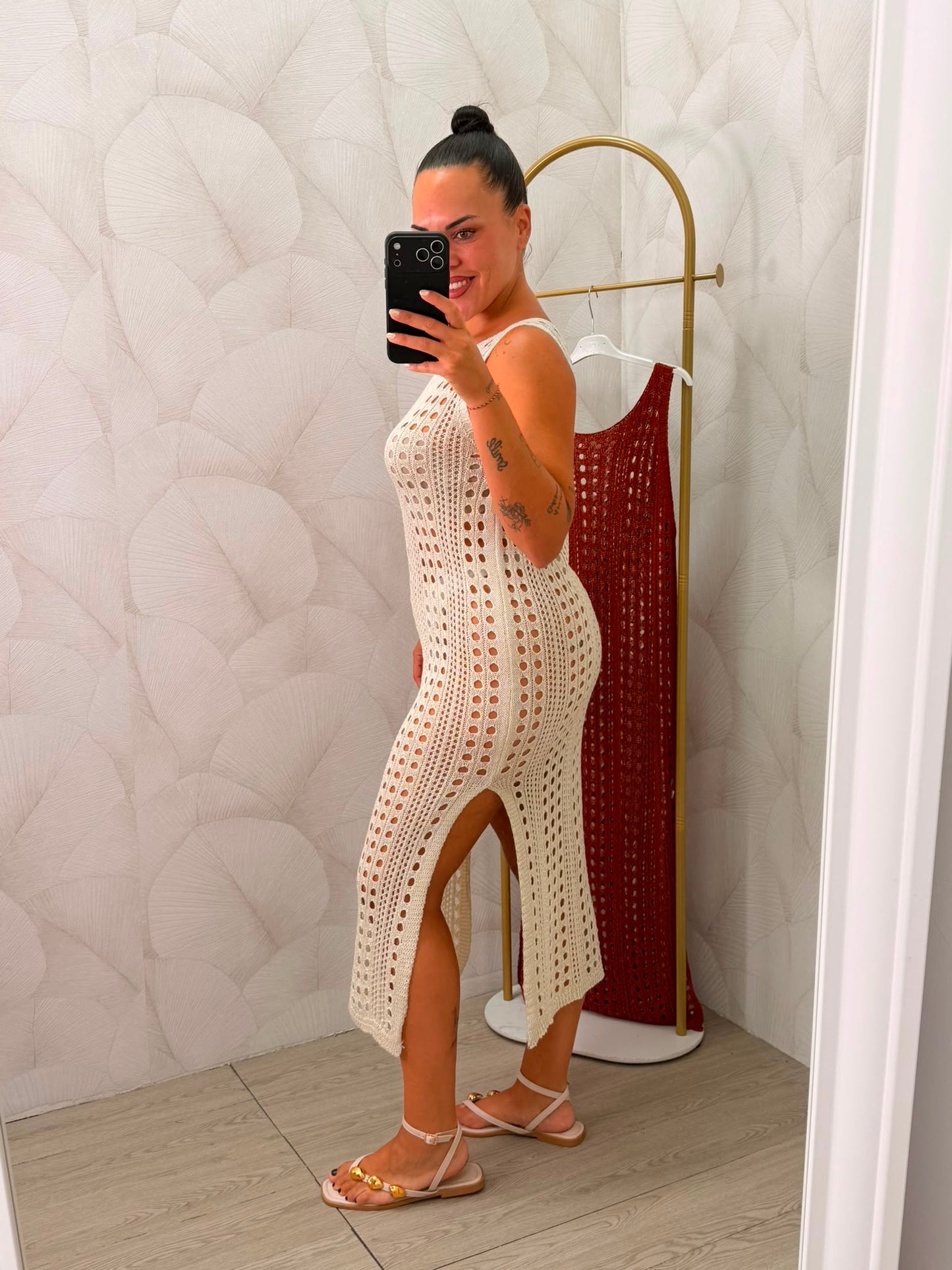 VESTIDO CALADO