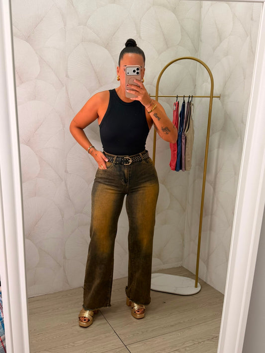 PANTALÓN VAQUERO DESPINTADO