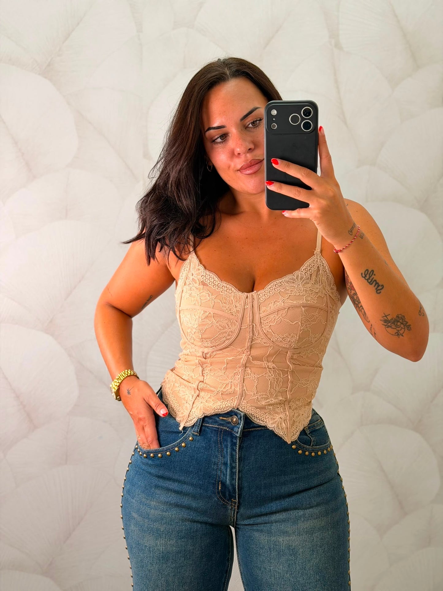TOP CORSÉ ENCAJE