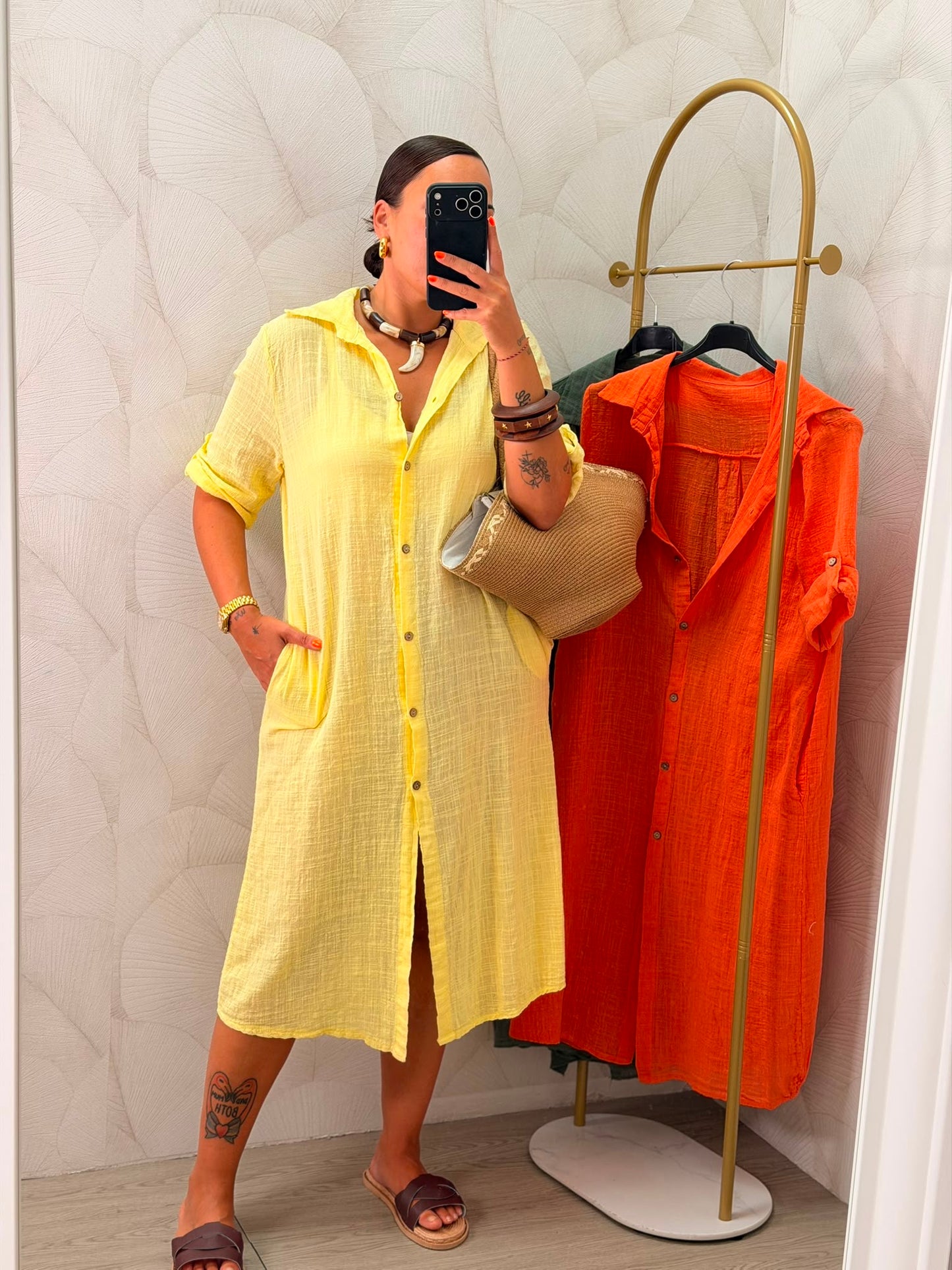 VESTIDO CAMISERO