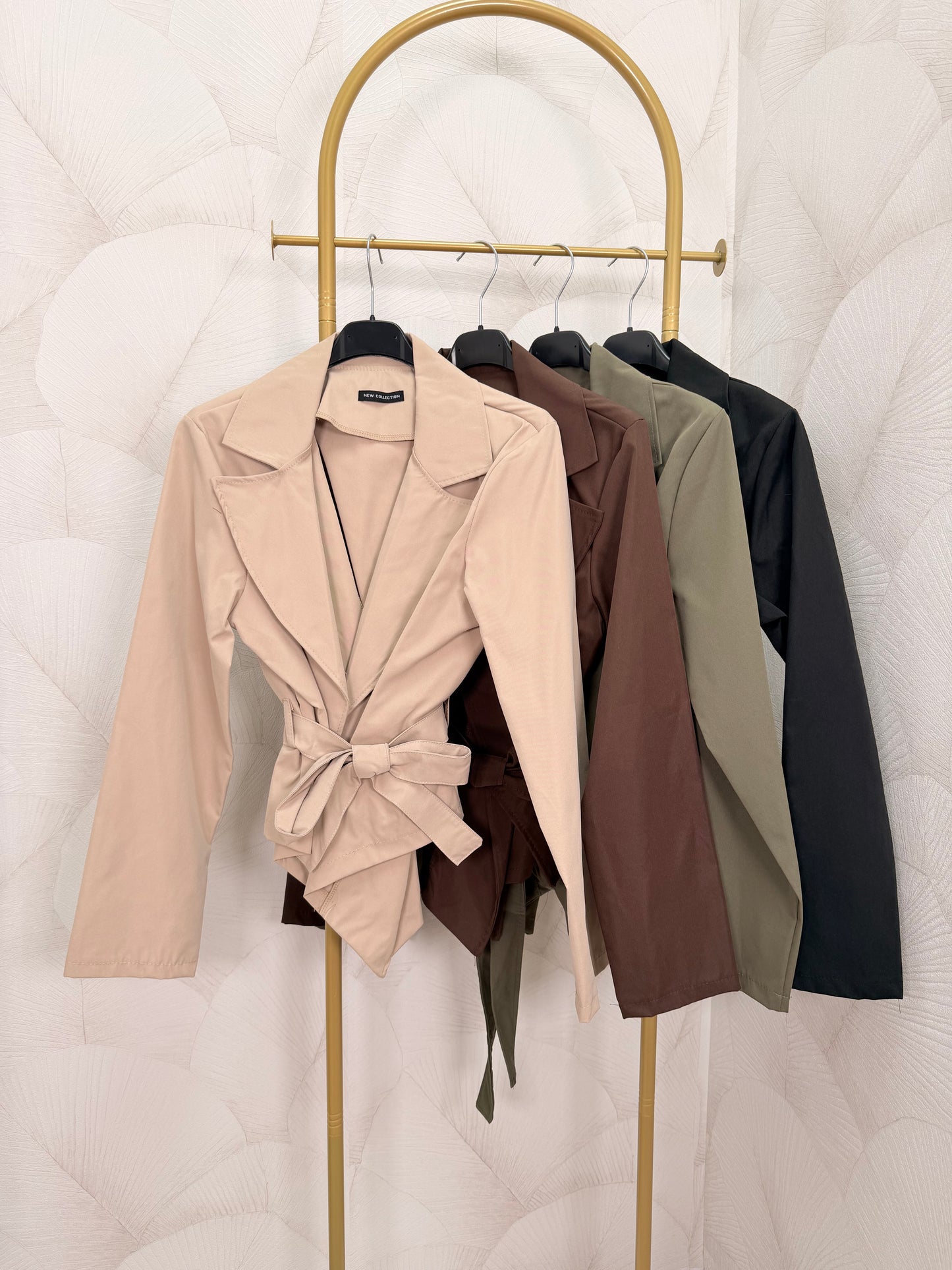 CHAQUETA GABARDINA CORTA