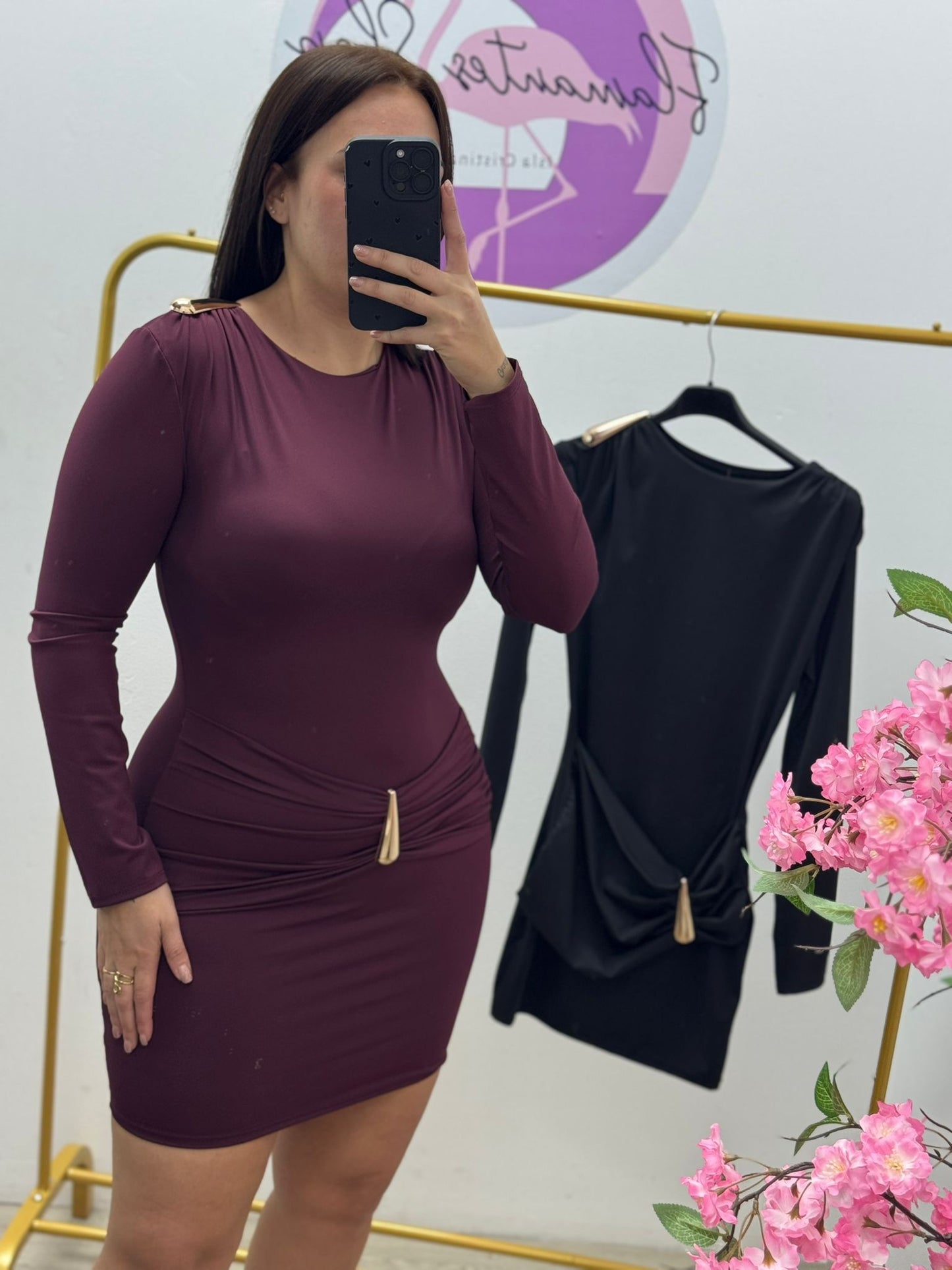 Vestido Aplique Gota