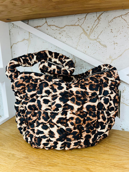 Bolso Acolchado Leopardo