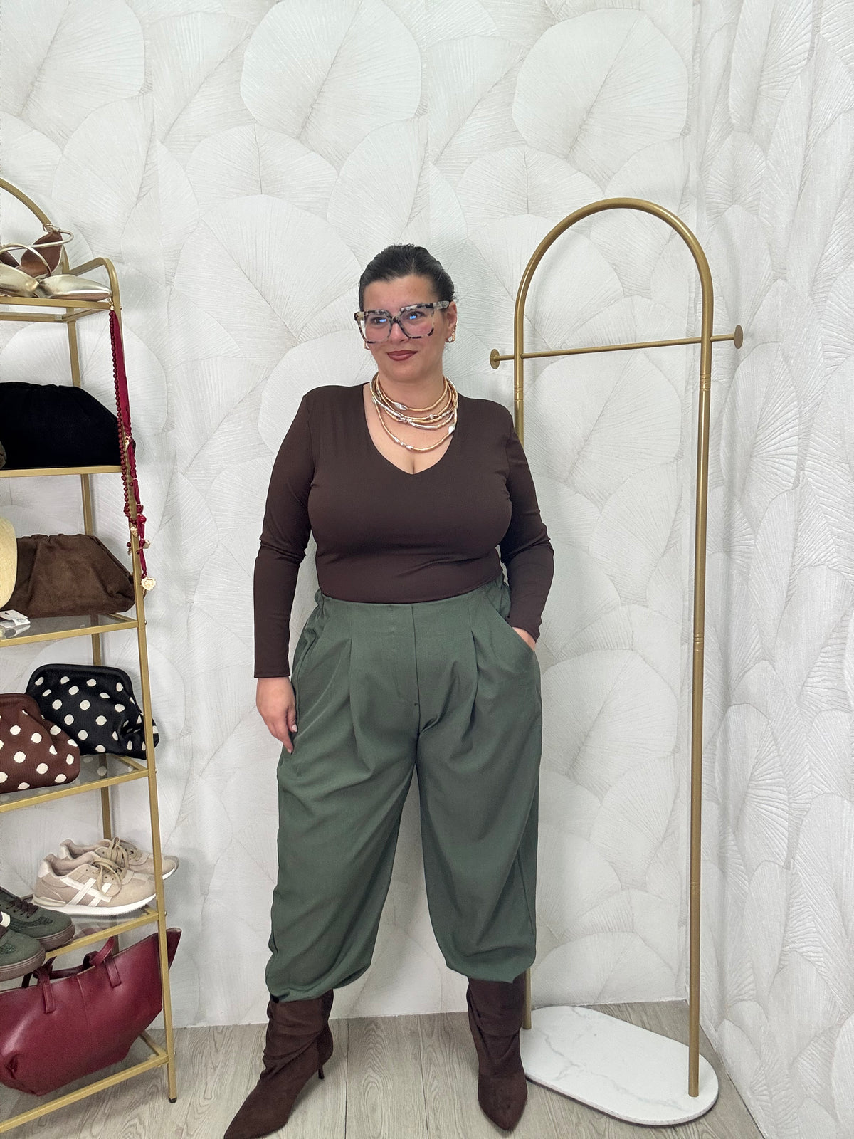 PANTALÓN PINZA BOMBACHO CURVY