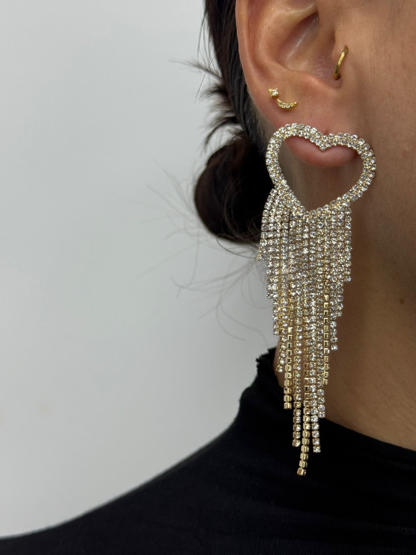 Pendiente Base Dorada