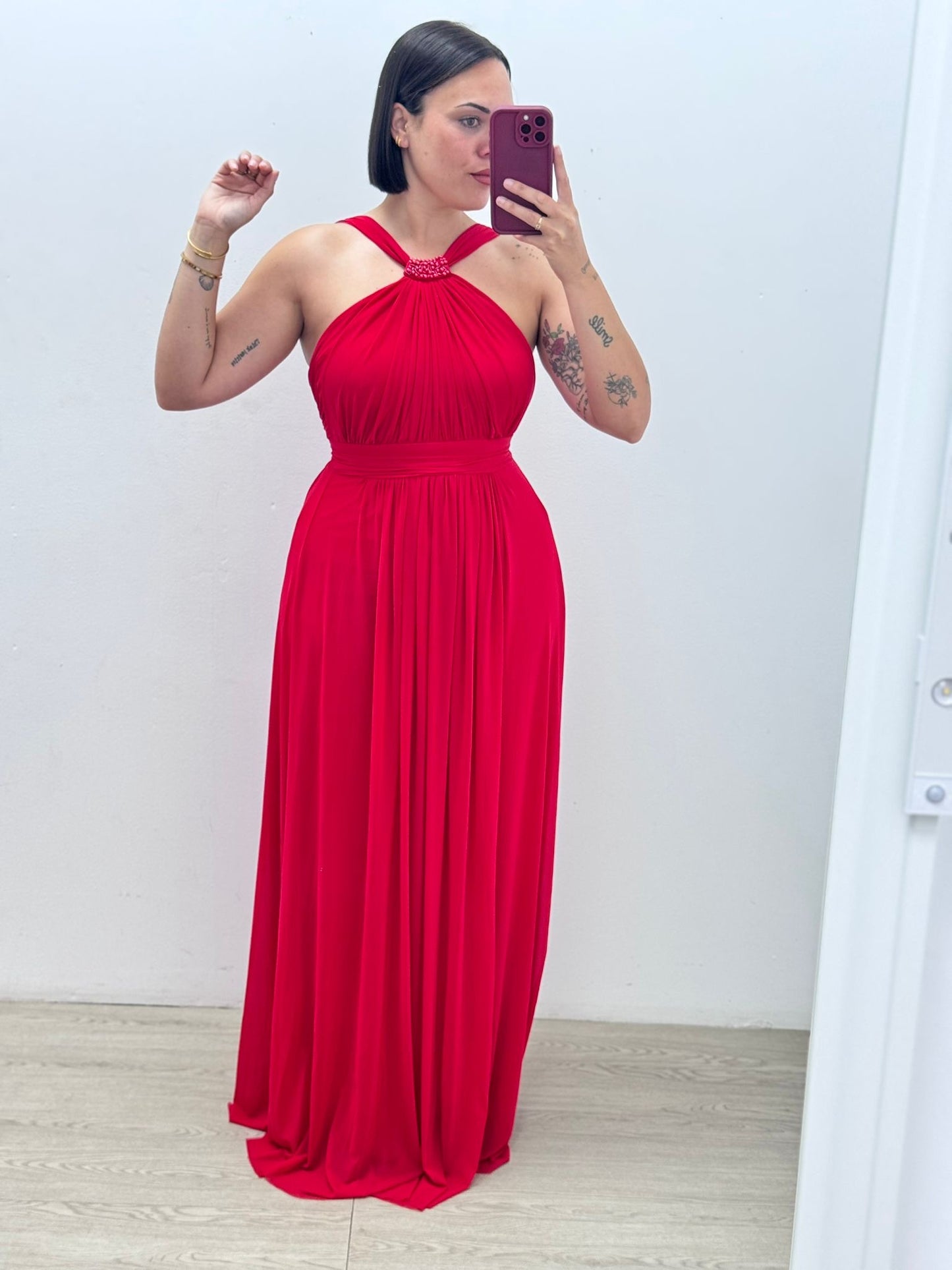 Vestido Largo Rojo