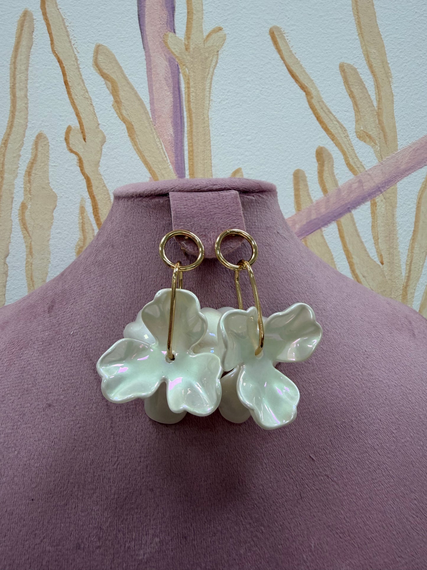 PENDIENTES FLOR