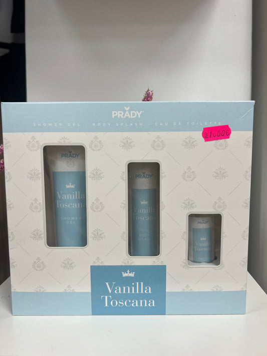 Pack Vainilla Toscana Gel, Colonia y Body Splash