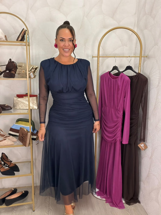 VESTIDO TUL LISO