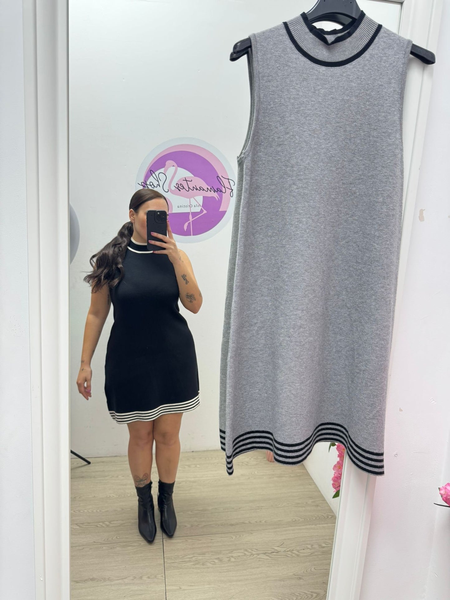 Vestido Detalle Rayas