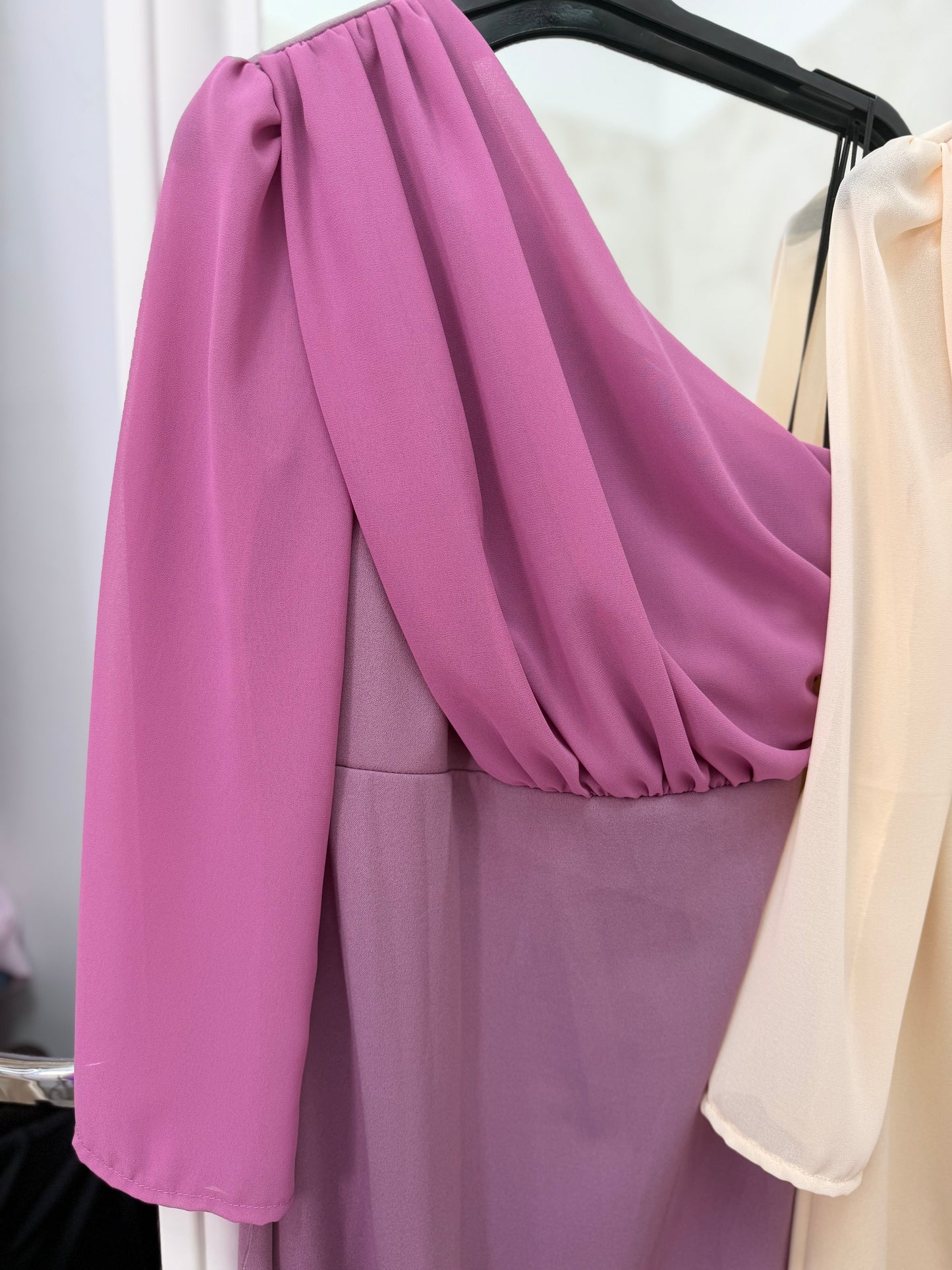 VESTIDO MANGA GASA