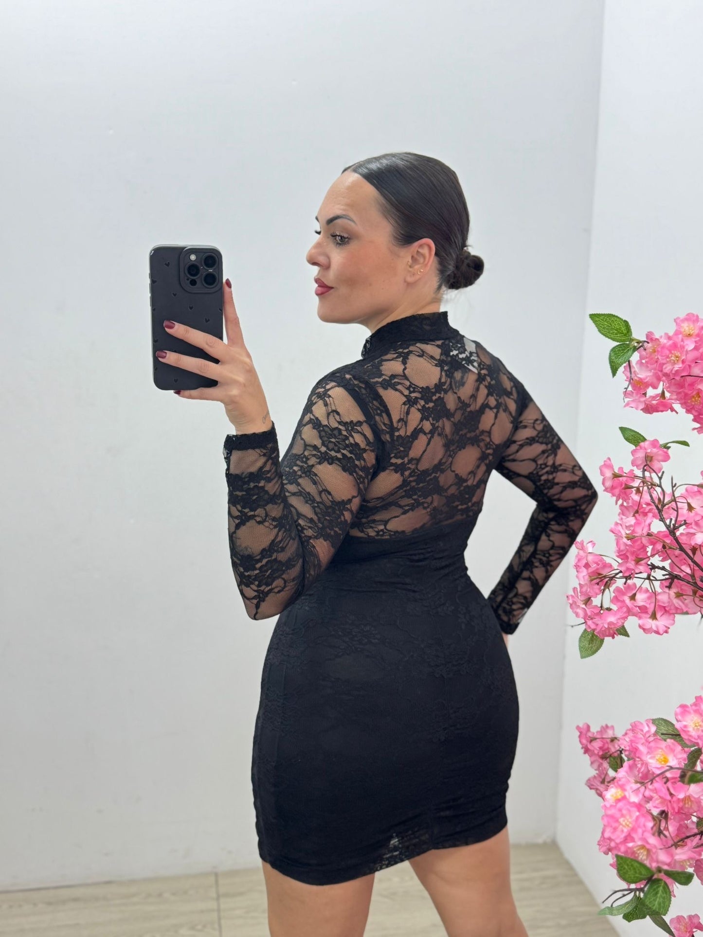 Vestido Negro Encaje
