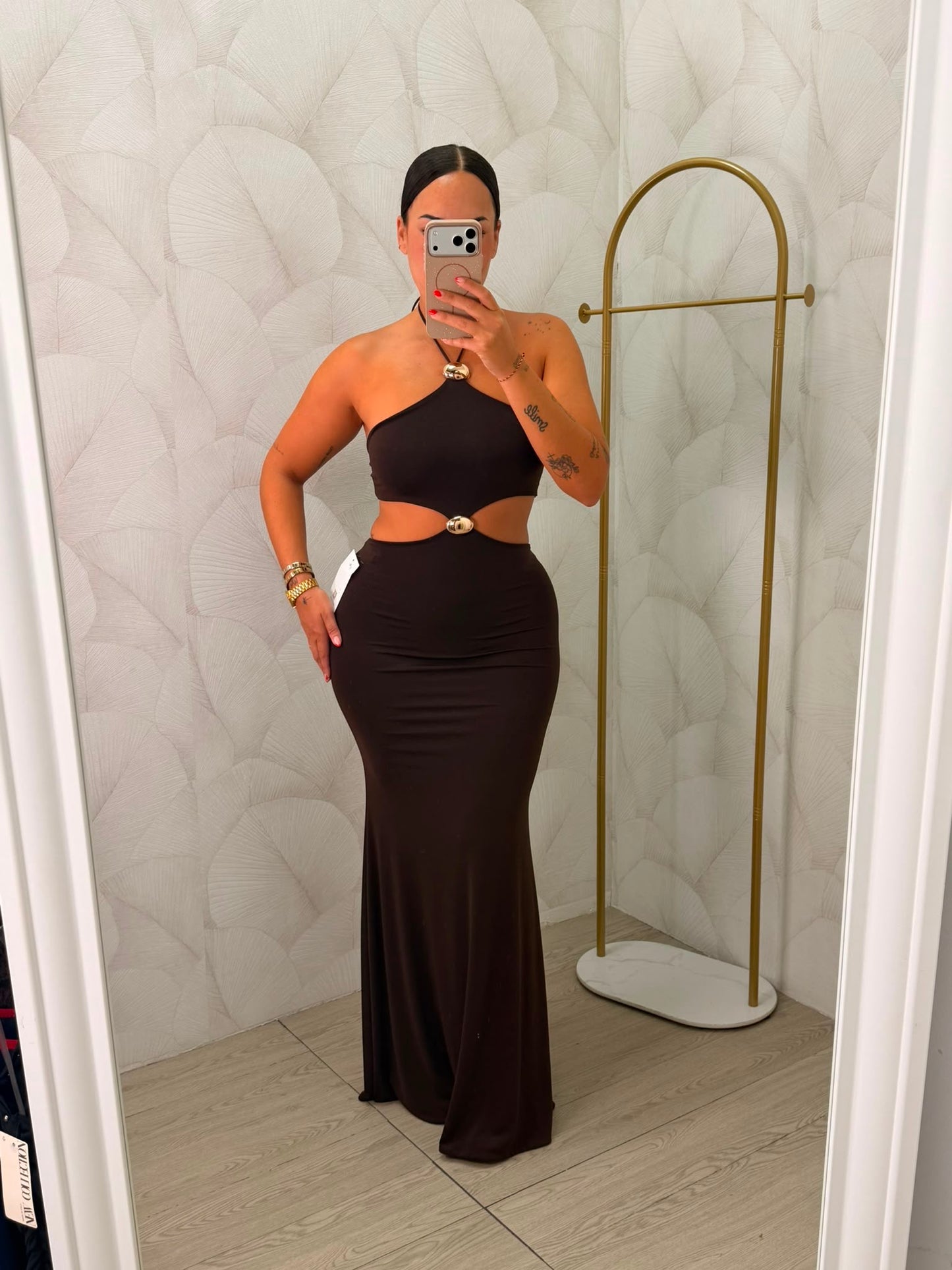 VESTIDO MARRÓN