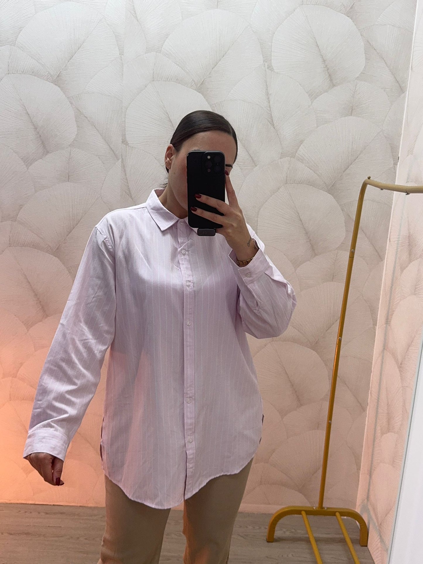 Camisa Rayas Rosa