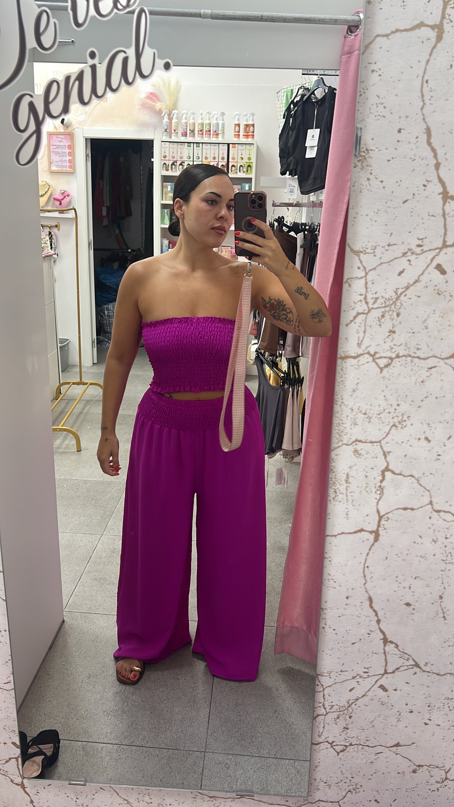 CONJUNTO TOP Y PANTALÓN