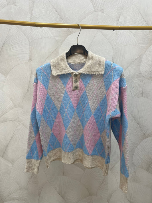 Jersey Rombos Cuello