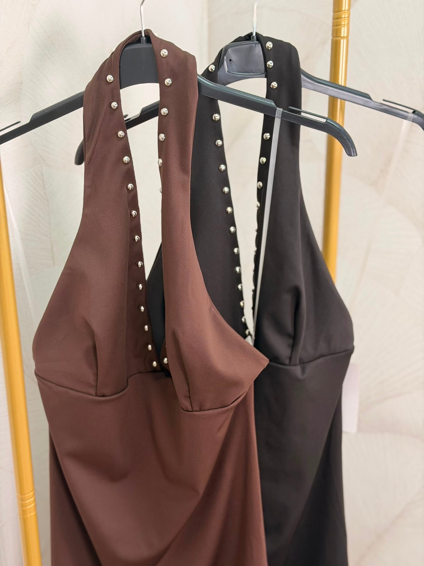 VESTIDO LICRA TACHUELAS