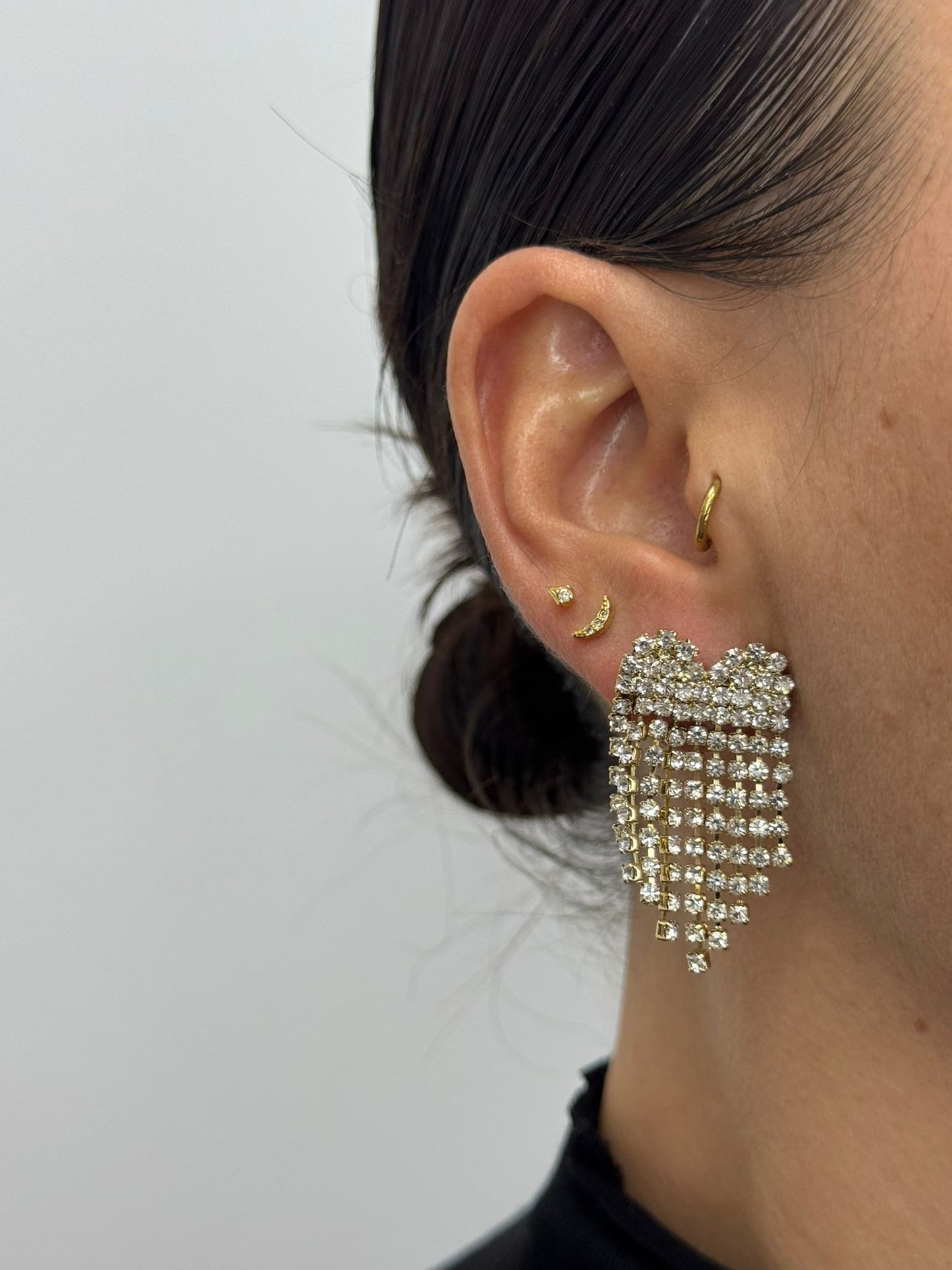 Pendiente Base Dorada