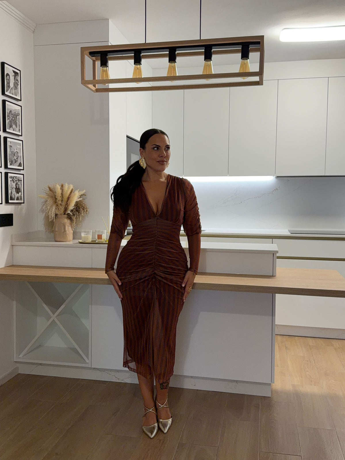 VESTIDO TUL RAYAS