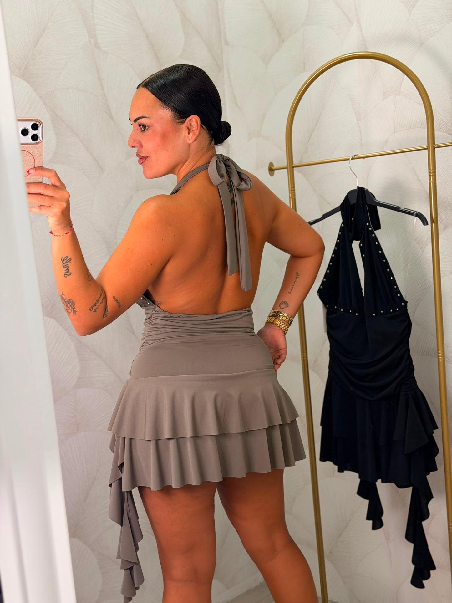 VESTIDO VOLANTES TACHUELA