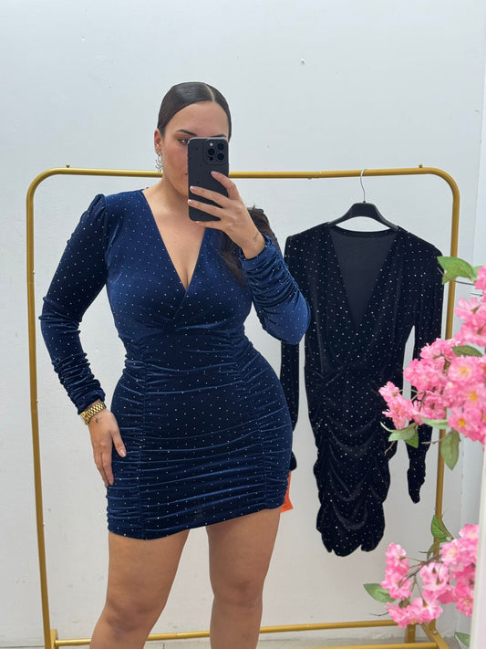 Vestido Terciopelo Brillito