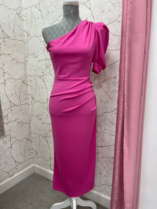 Vestido Manga Rosa