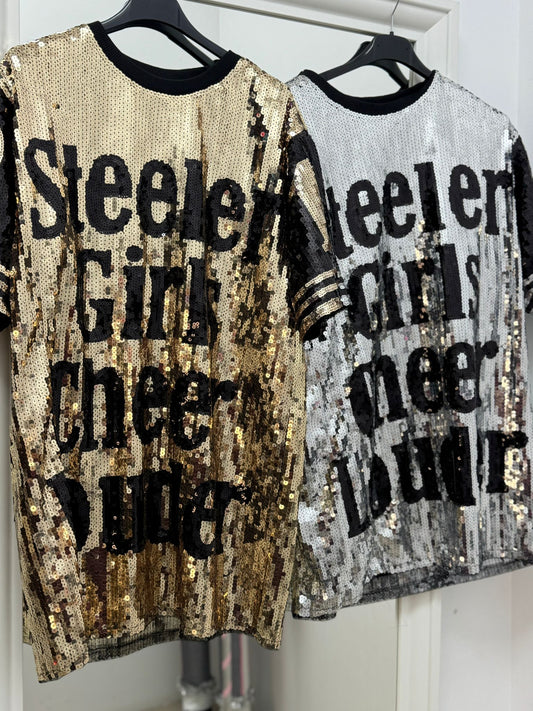 Vestido Camiseta Lentejuelas