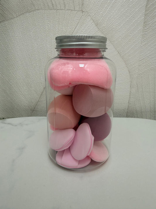 BOTE ESPONJAS MAQUILLAJE