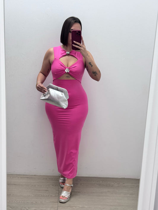 Vestido Flor Rosa