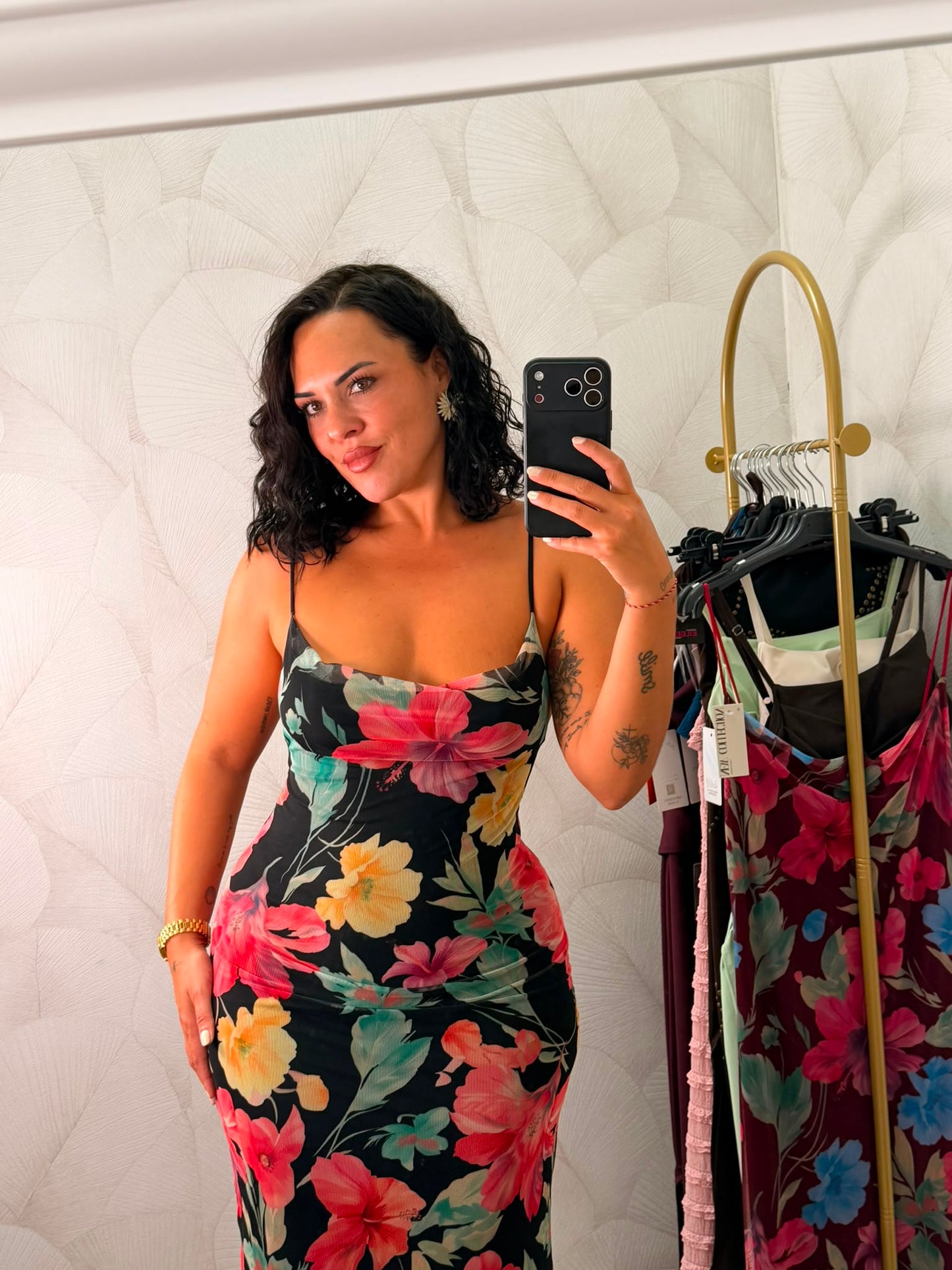 VESTIDO TUL FLORES