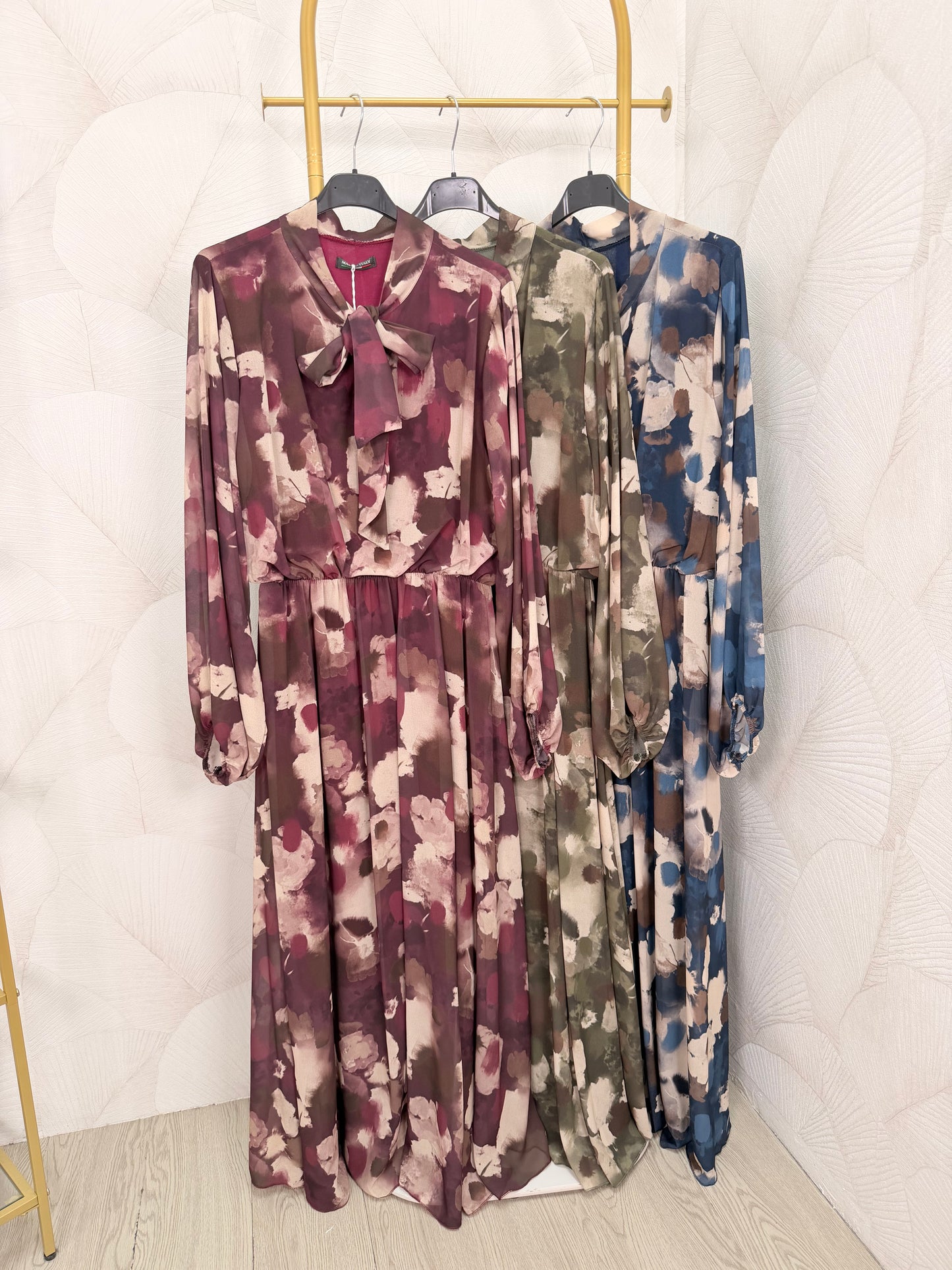 VESTIDO GASA ESTAMPADO