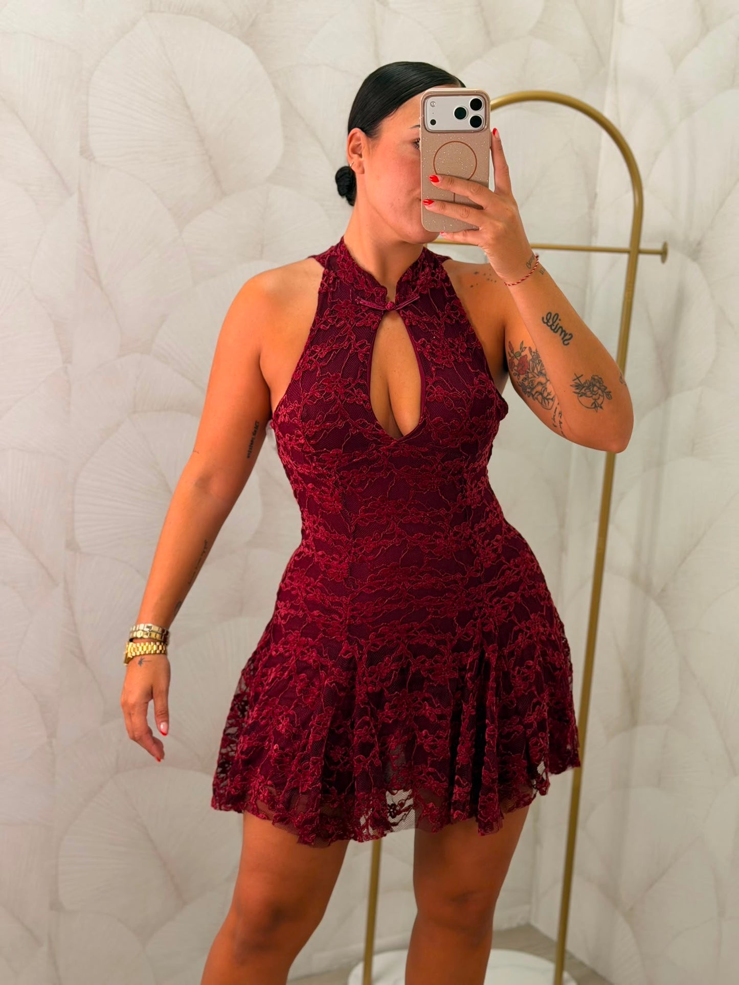 VESTIDO ENCAJE