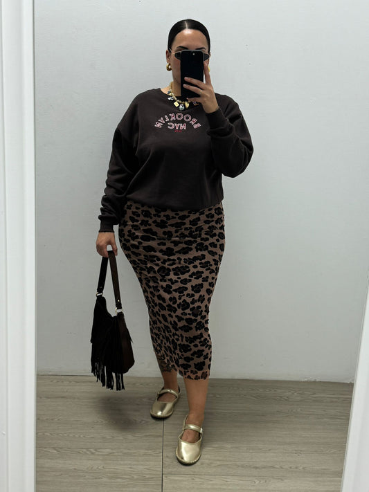 Sudadera Brooklyn Marrón