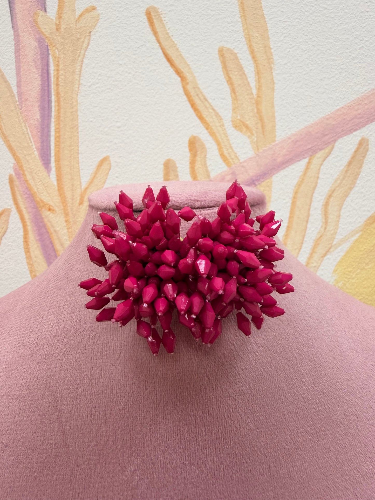 PENDIENTES FUCSIA