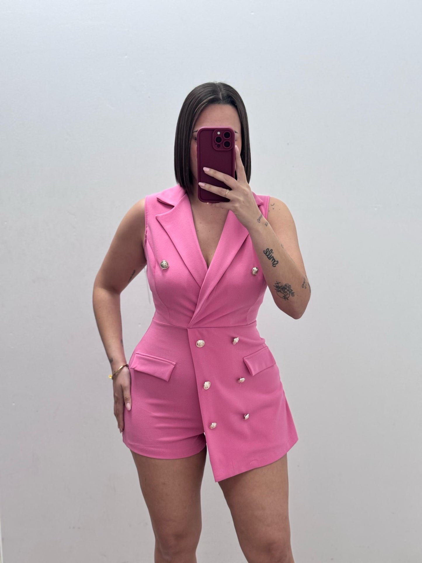 Mono Corto Rosa