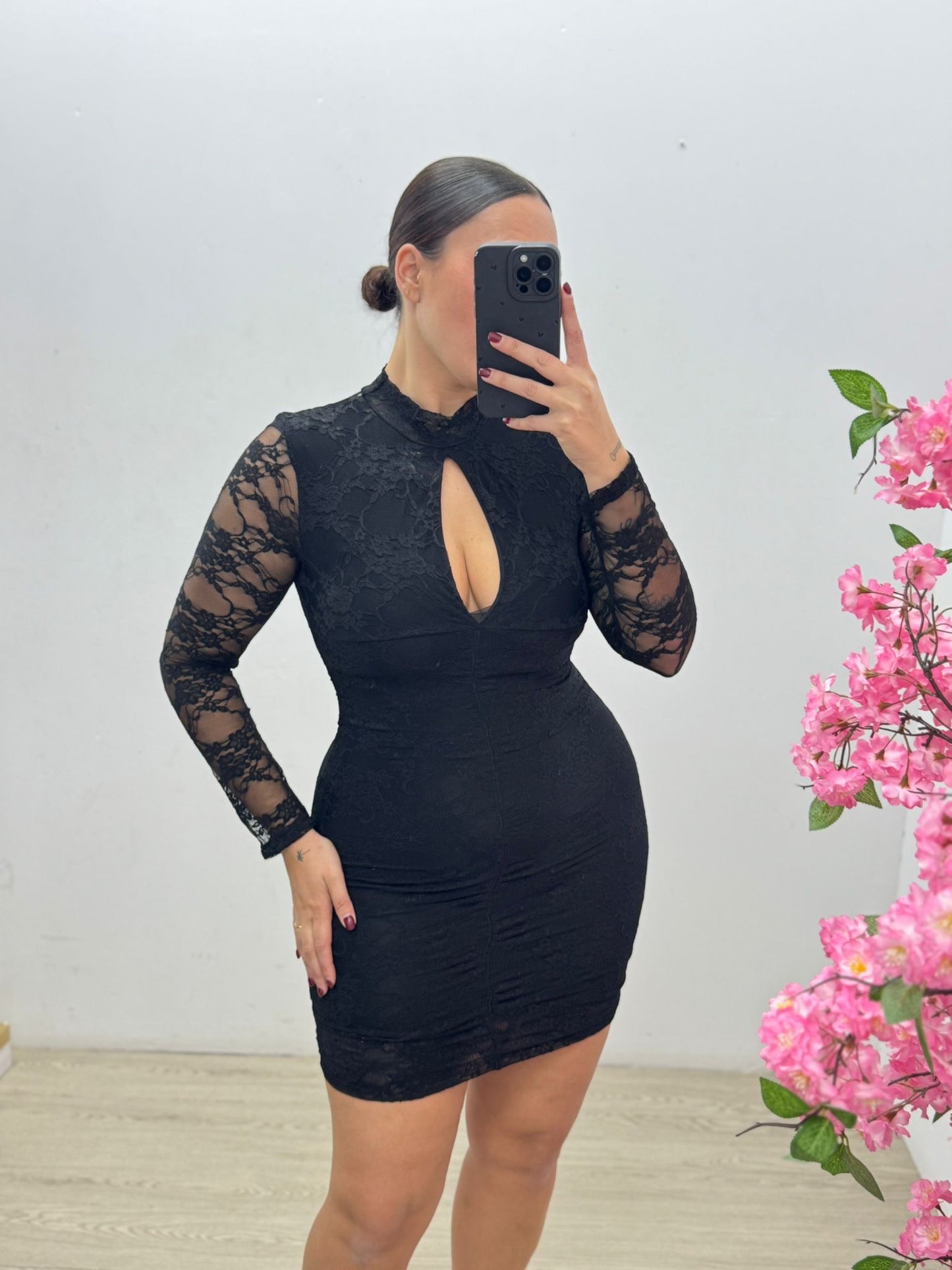 Vestido Negro Encaje