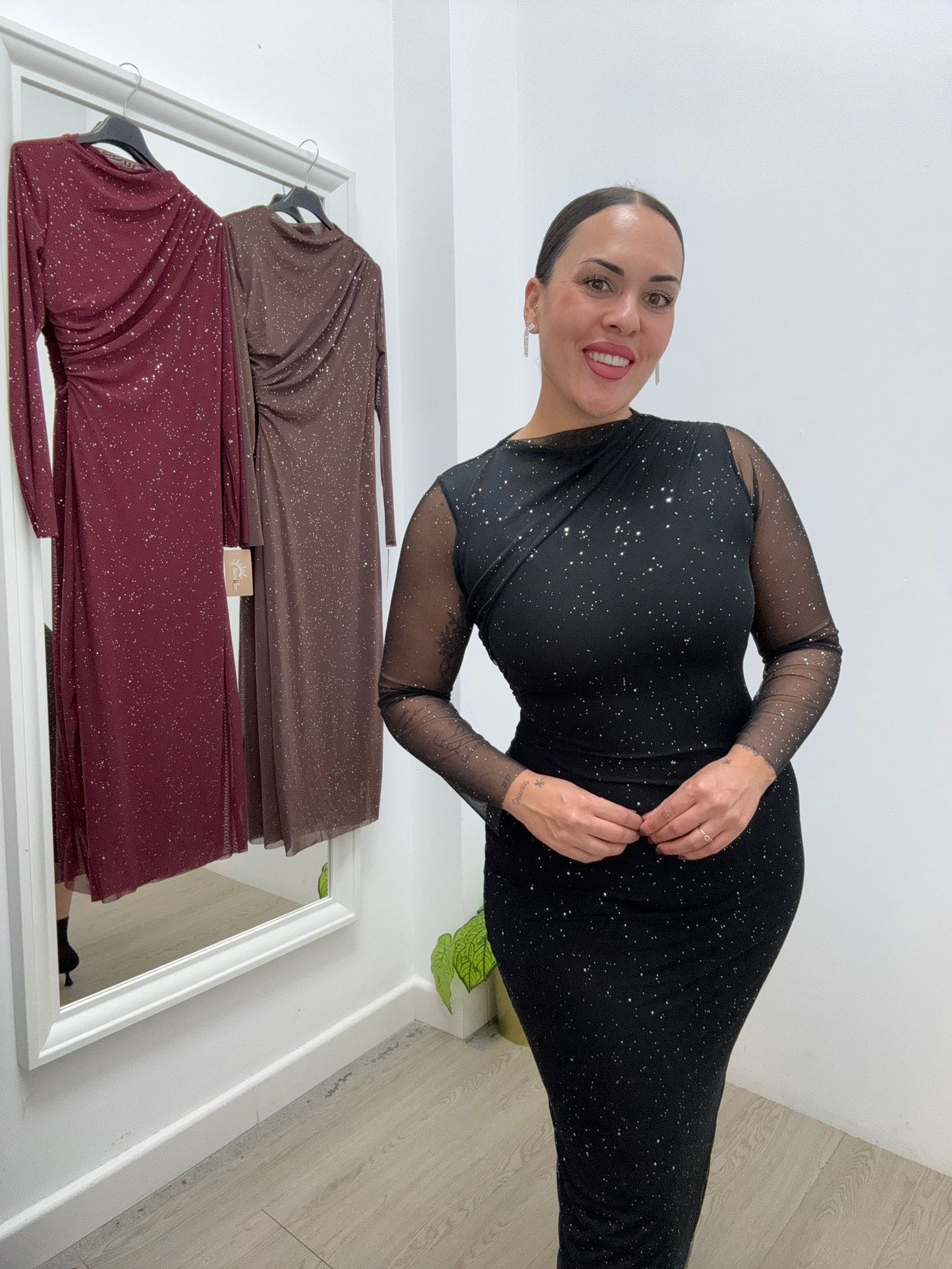 Vestido Brillitos Tul