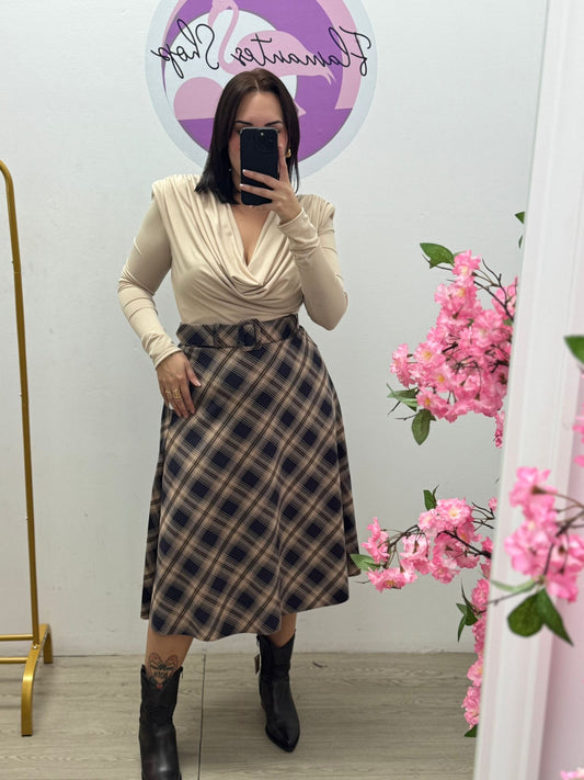 Falda Cuadros