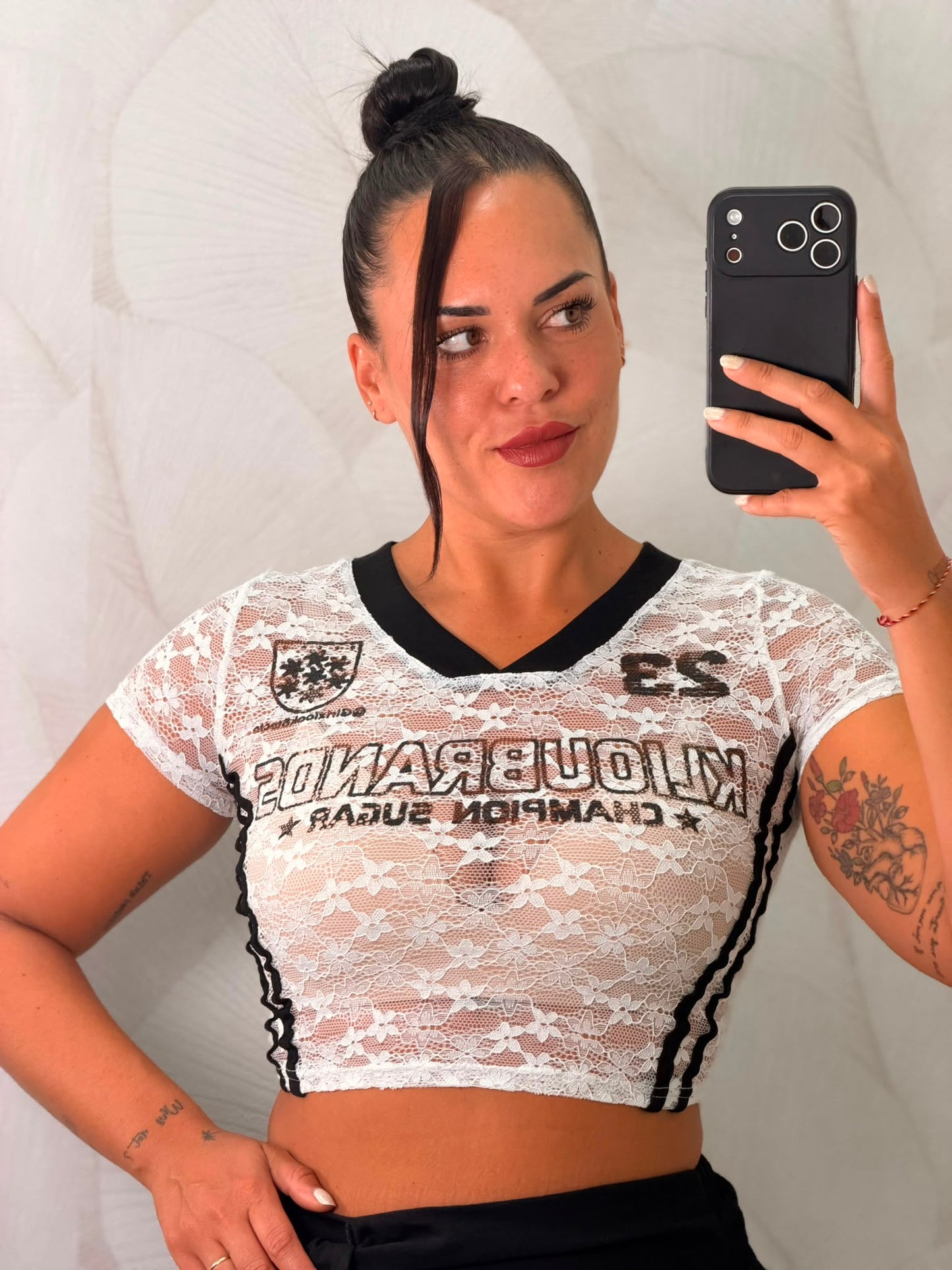 CAMISETA ENCAJE