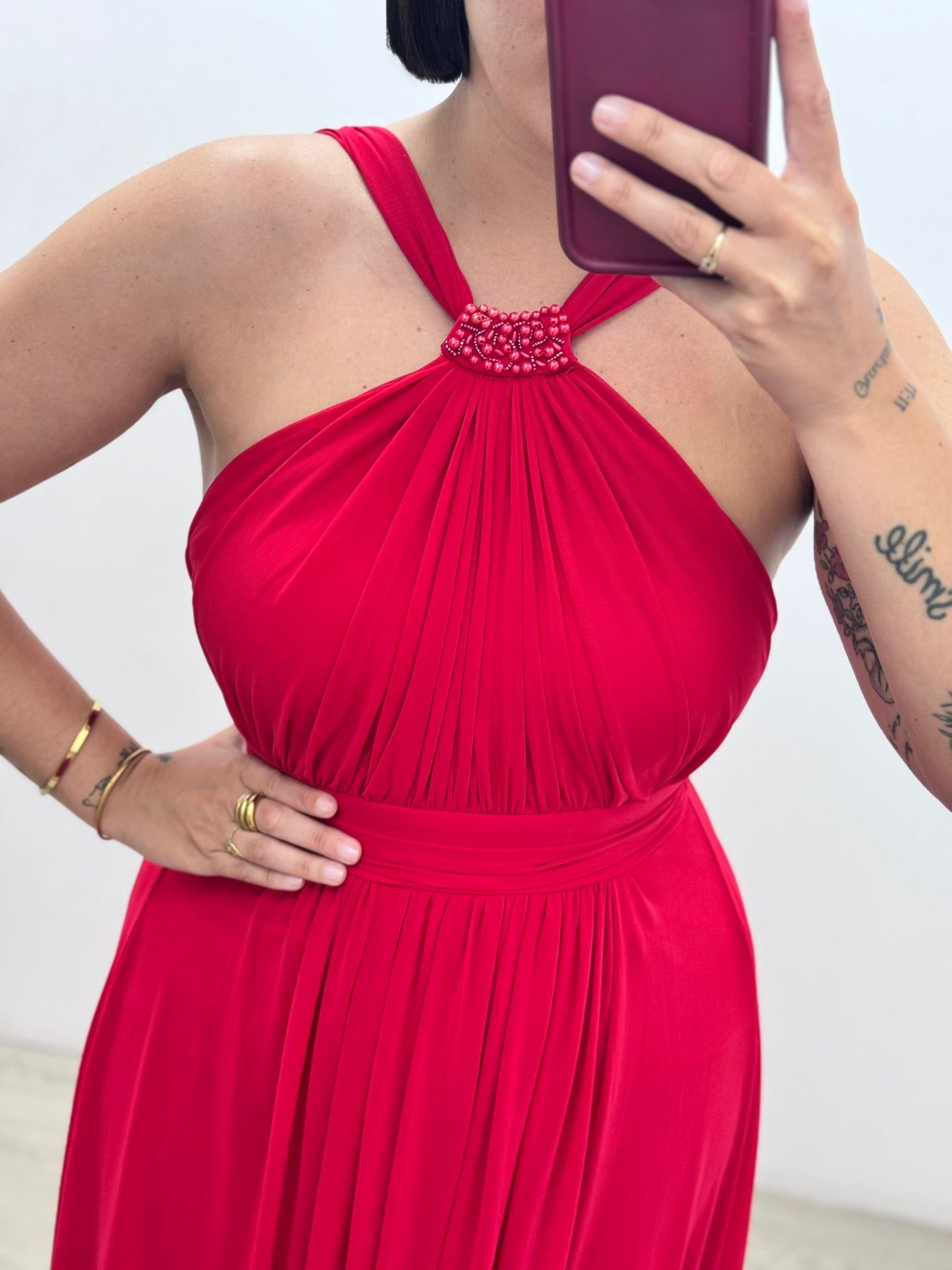 Vestido Largo Rojo