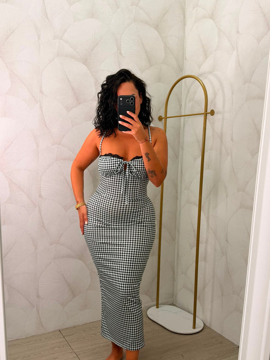 VESTIDO CUADROS VICHY