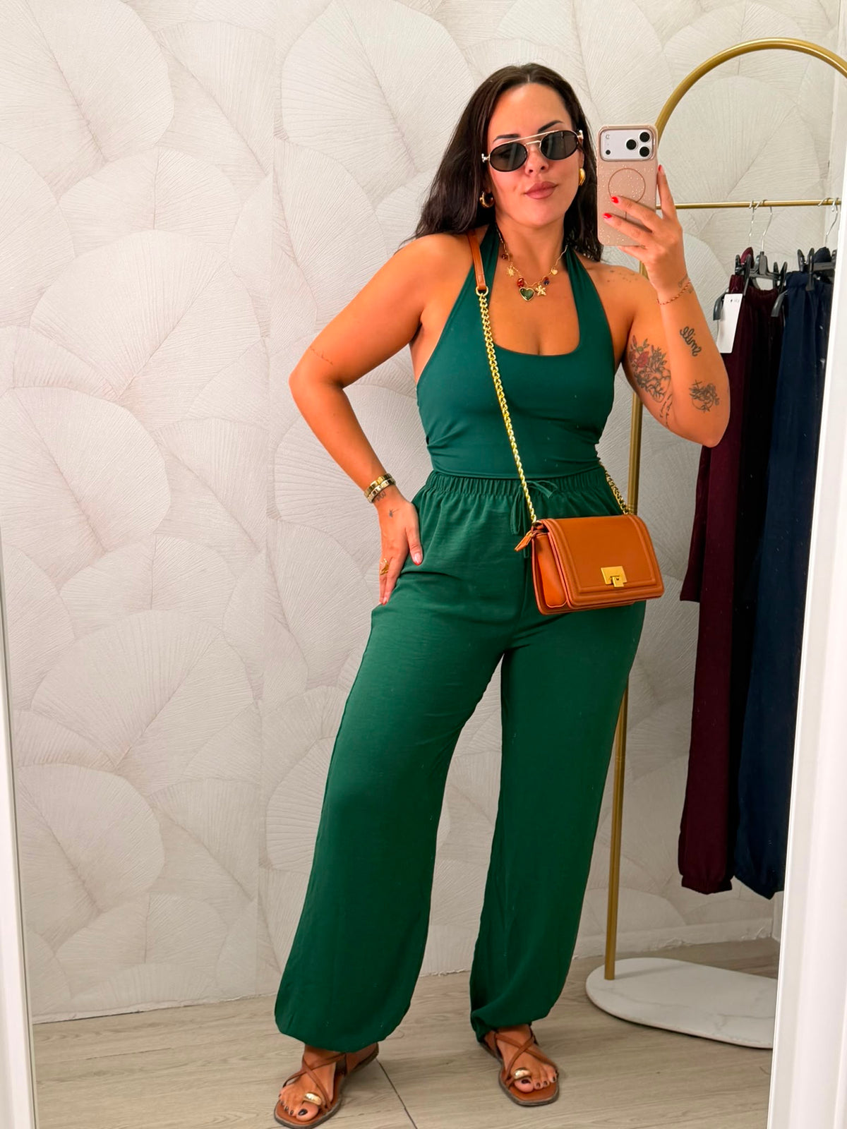 PANTALÓN BOMBACHO LISO