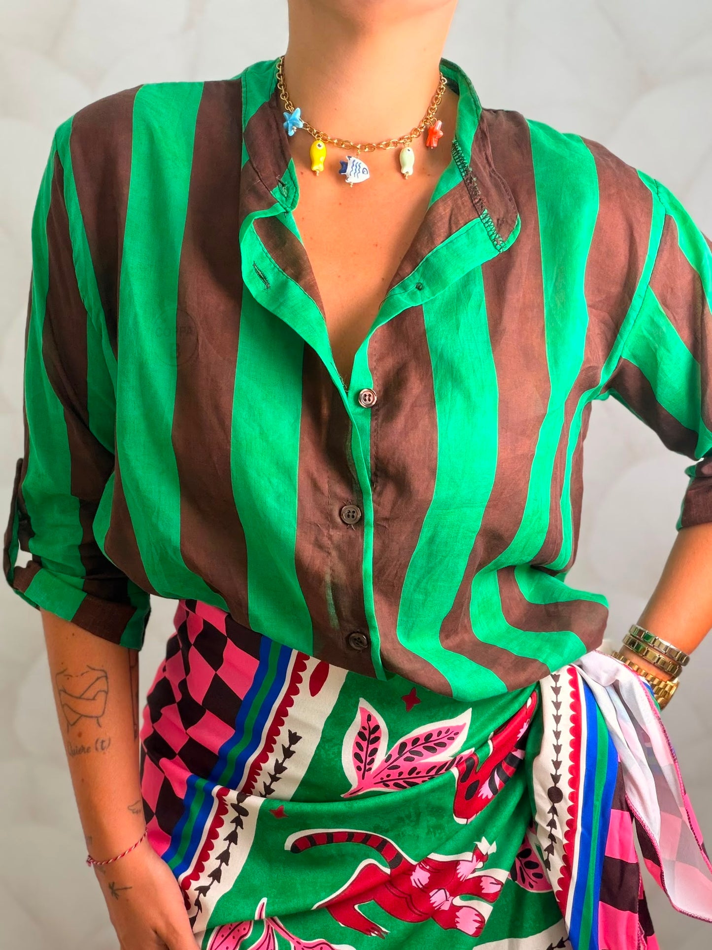 CONJUNTO CAMISA Y FALDA