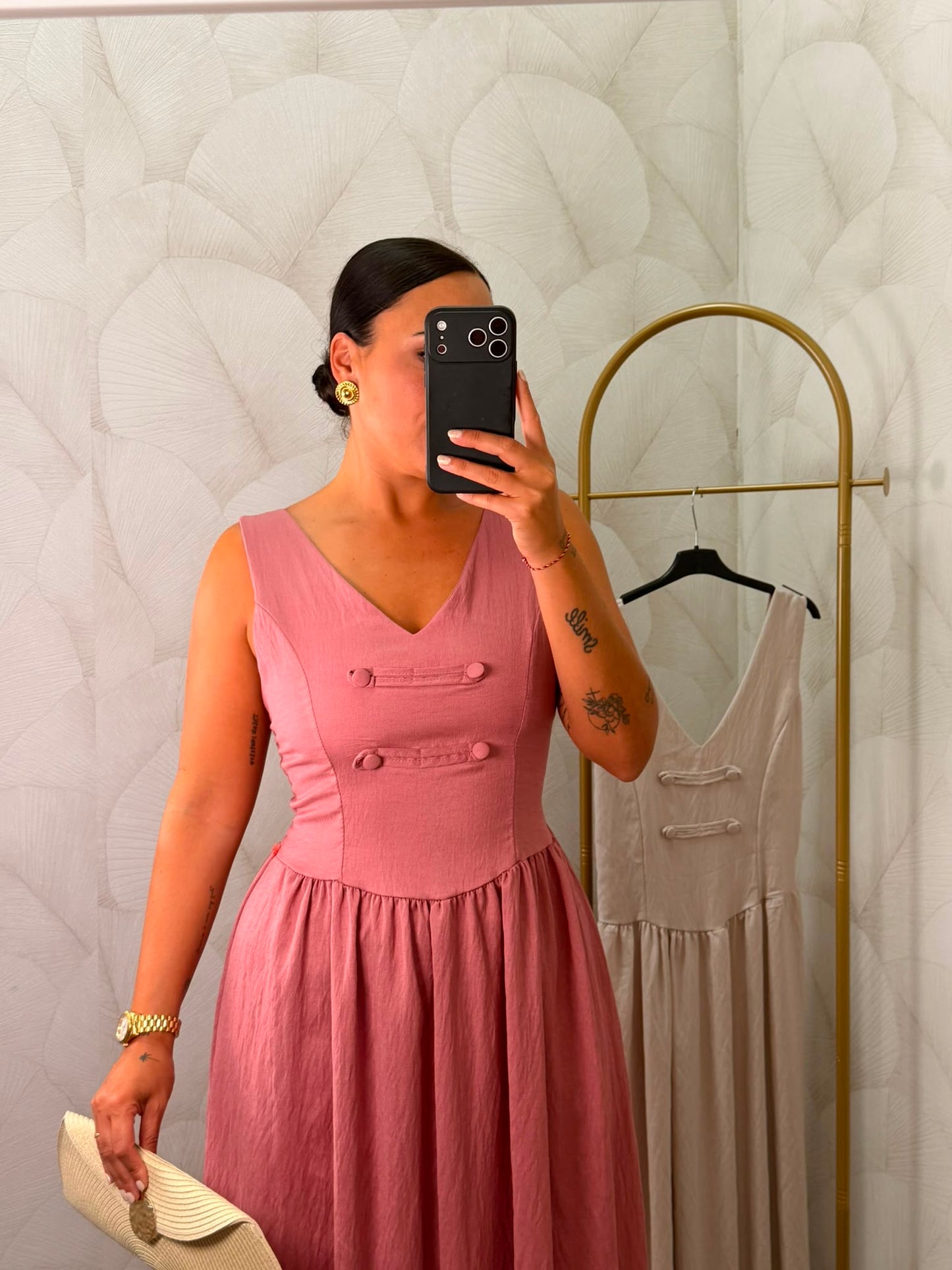 VESTIDO DETALLE BOTONES