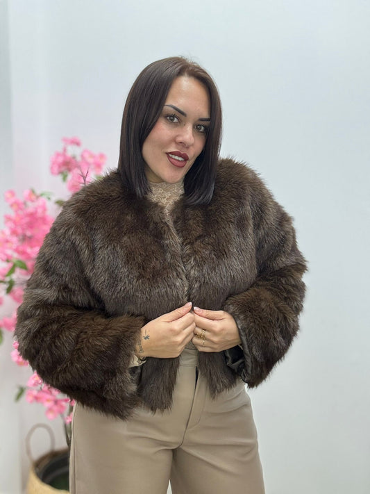 Abrigo Pelos Marrón