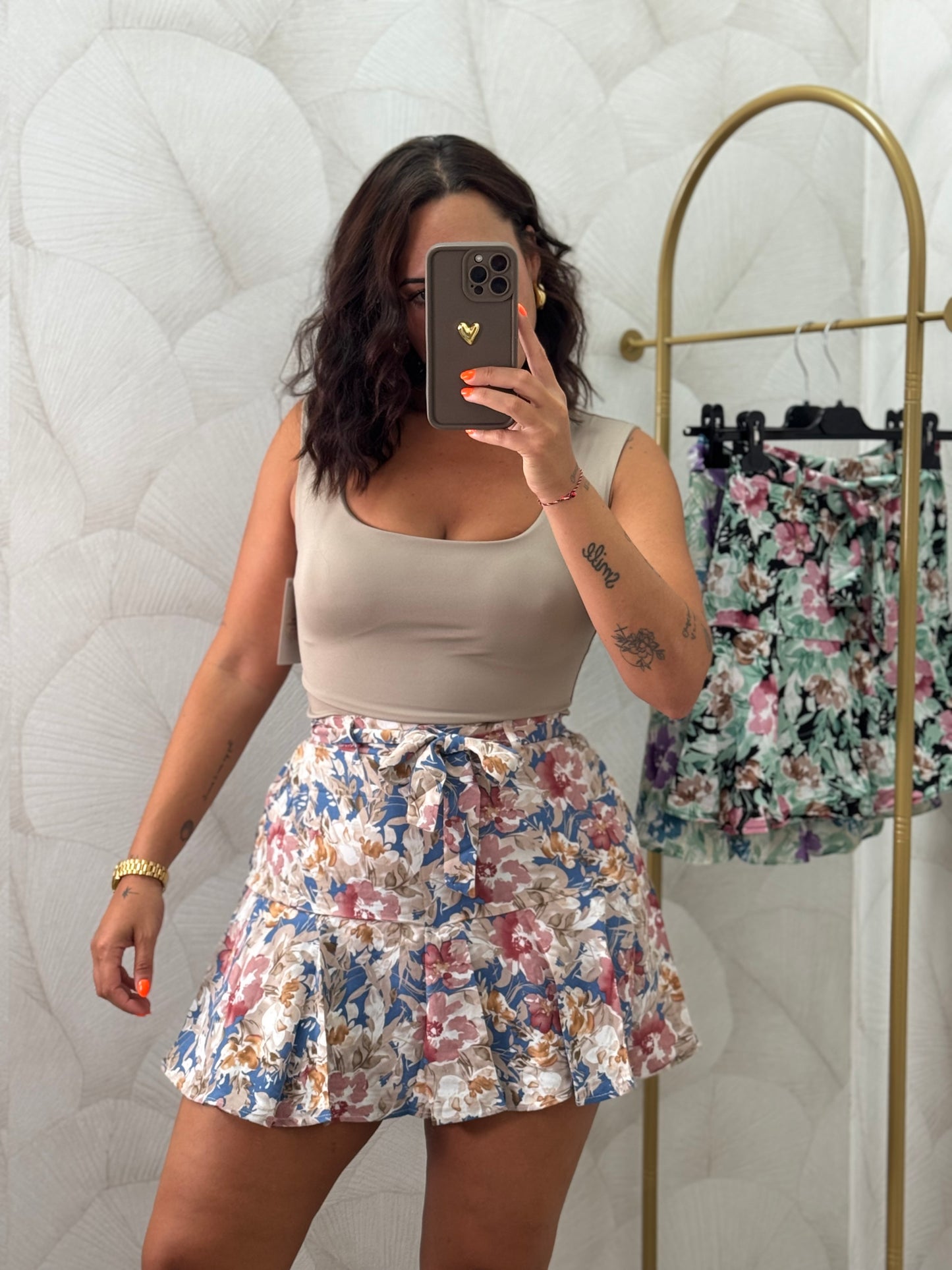 FALDA PANTALÓN ESTAMPADA