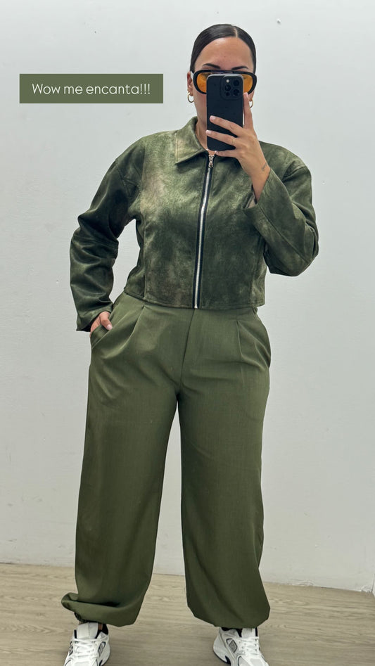 Chaqueta Verde