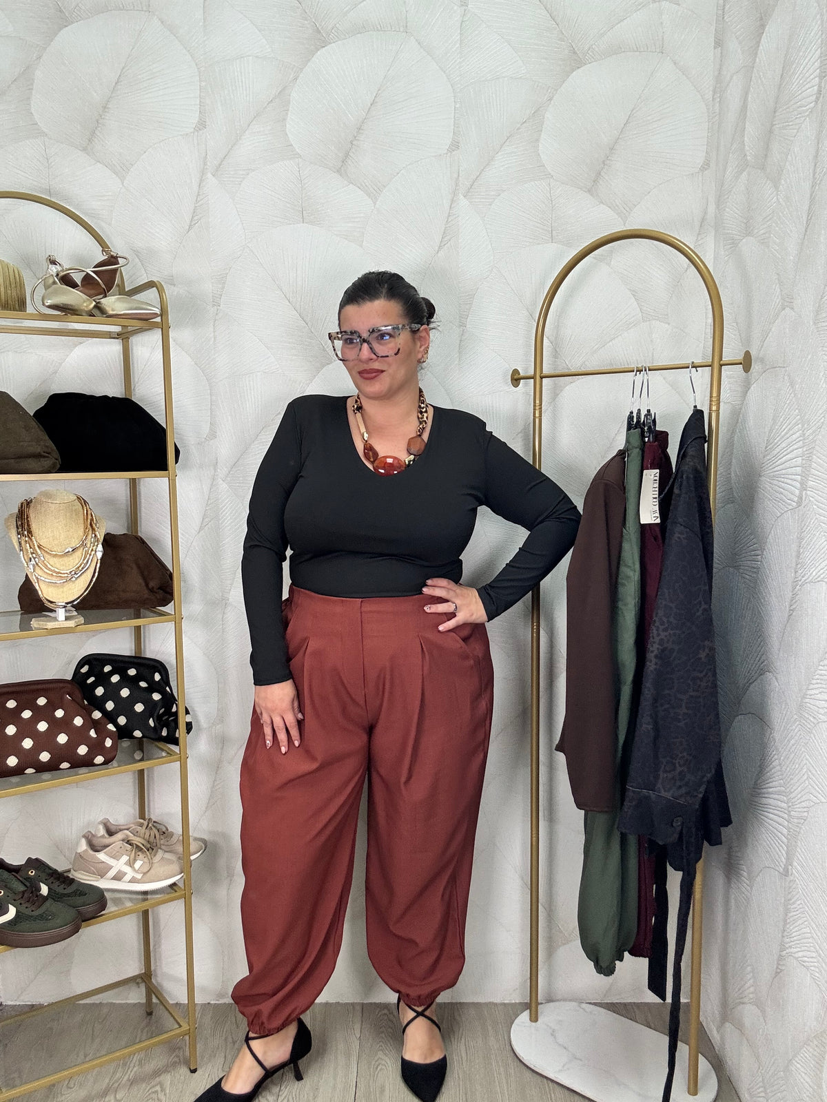 PANTALÓN PINZA BOMBACHO CURVY