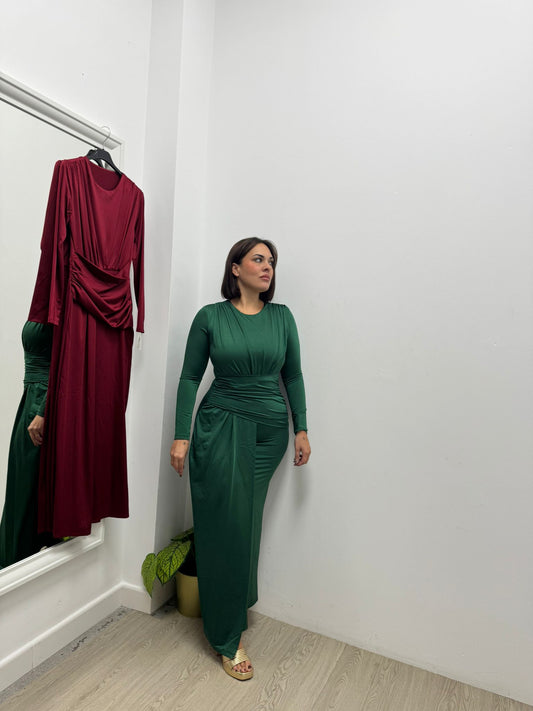 Vestido Evento Frunce